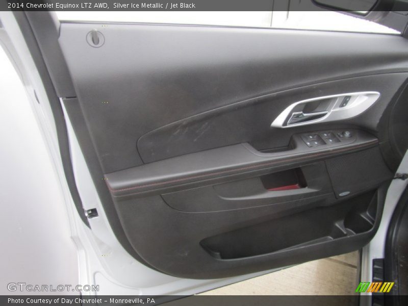 Silver Ice Metallic / Jet Black 2014 Chevrolet Equinox LTZ AWD