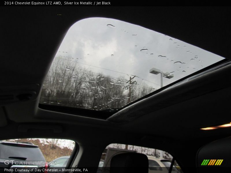 Silver Ice Metallic / Jet Black 2014 Chevrolet Equinox LTZ AWD