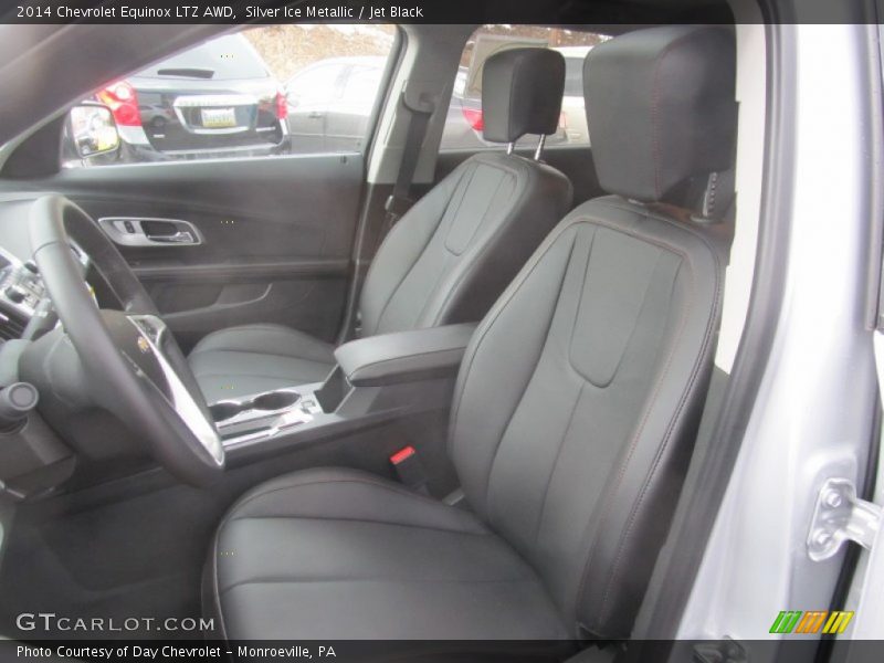 Silver Ice Metallic / Jet Black 2014 Chevrolet Equinox LTZ AWD