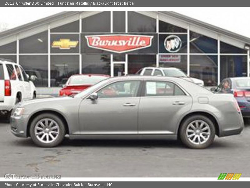 Tungsten Metallic / Black/Light Frost Beige 2012 Chrysler 300 Limited