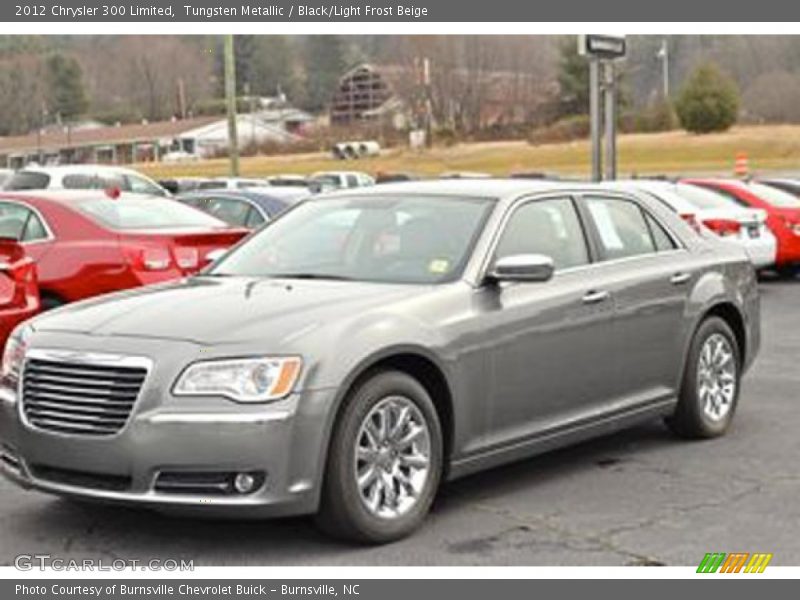 Tungsten Metallic / Black/Light Frost Beige 2012 Chrysler 300 Limited