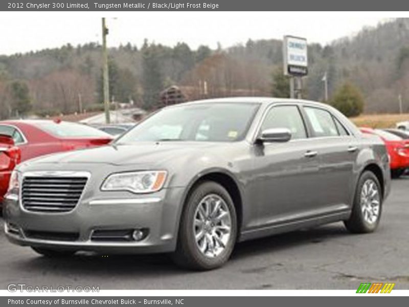 Tungsten Metallic / Black/Light Frost Beige 2012 Chrysler 300 Limited