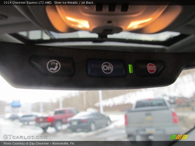 Silver Ice Metallic / Jet Black 2014 Chevrolet Equinox LTZ AWD