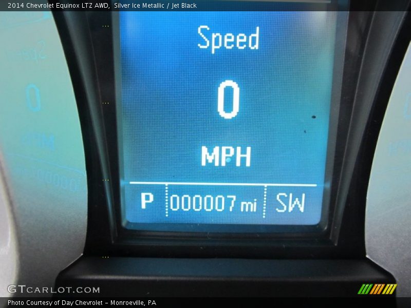 Silver Ice Metallic / Jet Black 2014 Chevrolet Equinox LTZ AWD