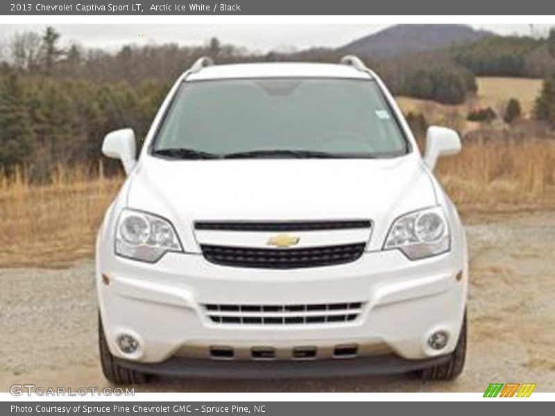 Arctic Ice White / Black 2013 Chevrolet Captiva Sport LT