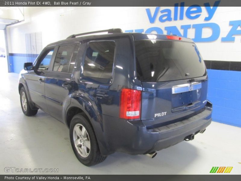 Bali Blue Pearl / Gray 2011 Honda Pilot EX 4WD