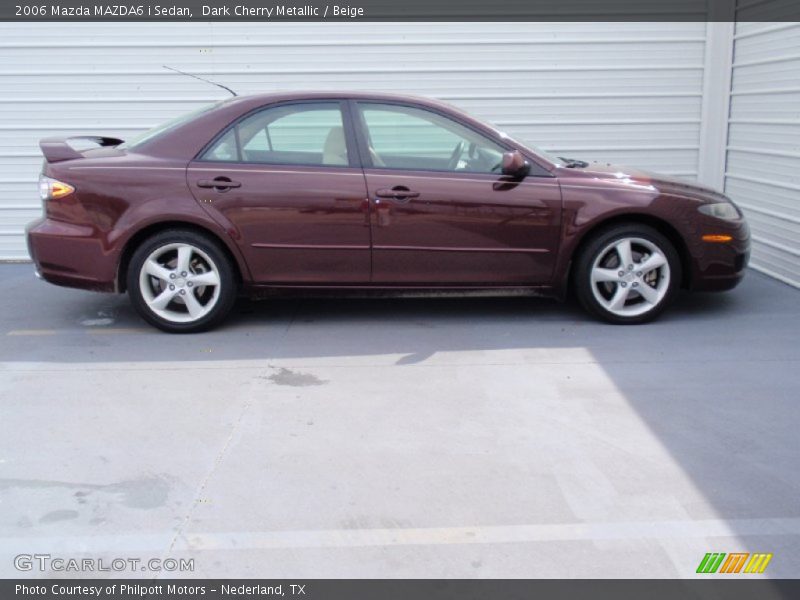 Dark Cherry Metallic / Beige 2006 Mazda MAZDA6 i Sedan