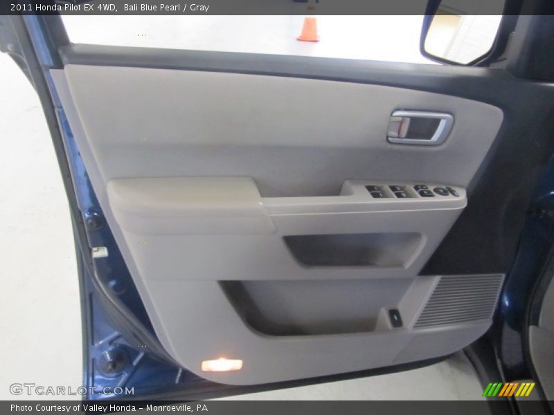 Bali Blue Pearl / Gray 2011 Honda Pilot EX 4WD