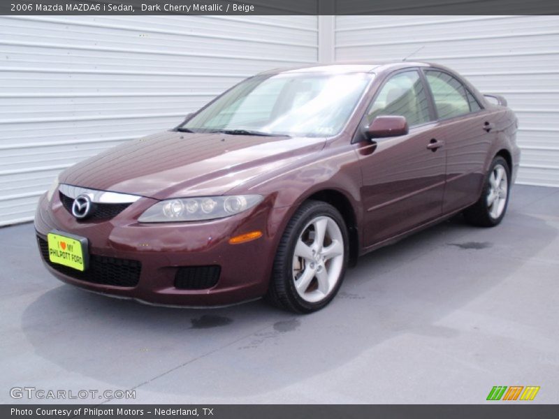 Dark Cherry Metallic / Beige 2006 Mazda MAZDA6 i Sedan