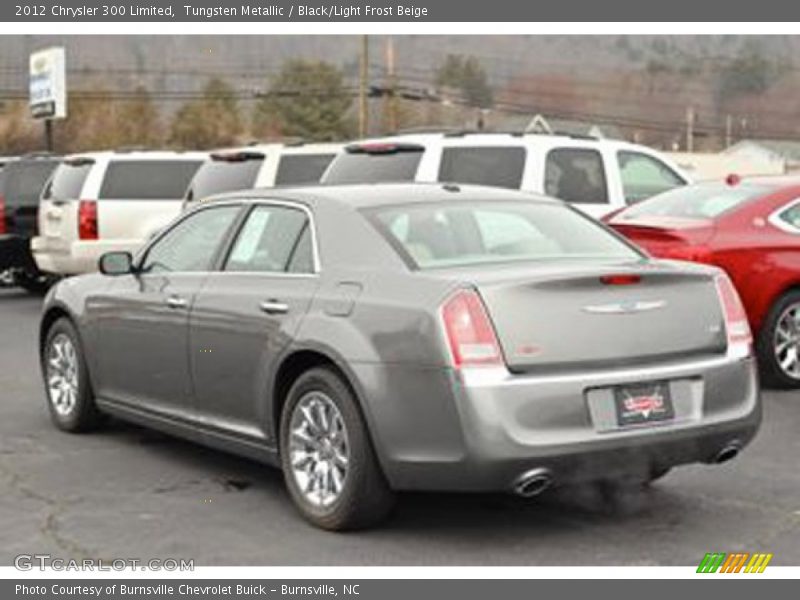 Tungsten Metallic / Black/Light Frost Beige 2012 Chrysler 300 Limited