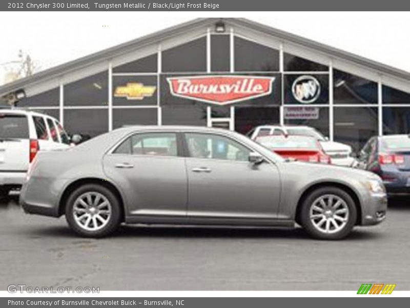 Tungsten Metallic / Black/Light Frost Beige 2012 Chrysler 300 Limited