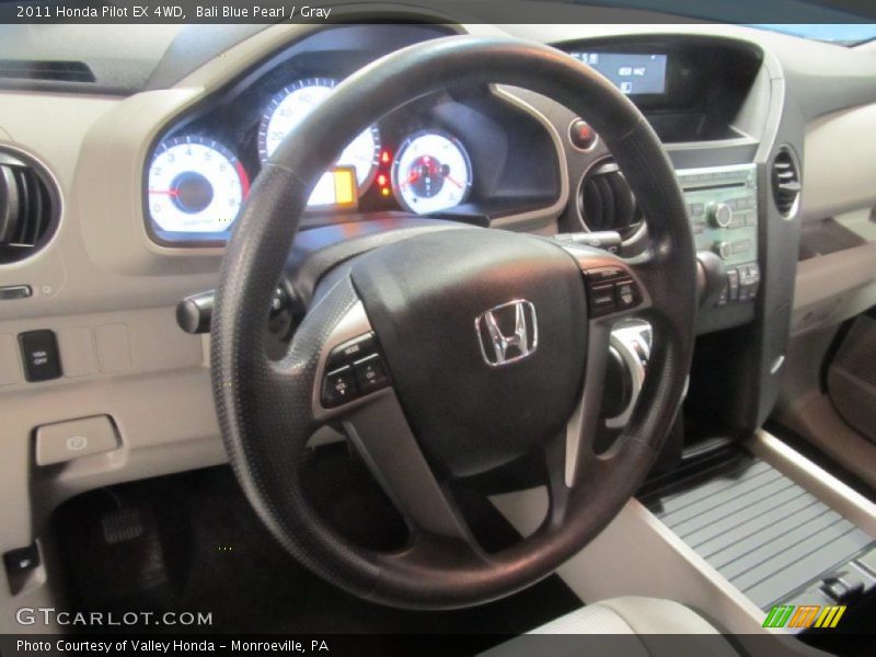 Bali Blue Pearl / Gray 2011 Honda Pilot EX 4WD