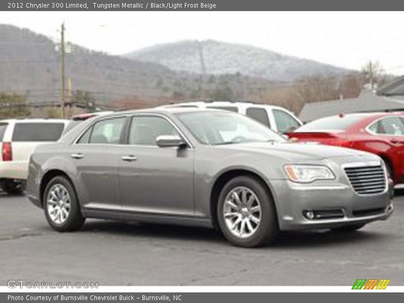 Tungsten Metallic / Black/Light Frost Beige 2012 Chrysler 300 Limited