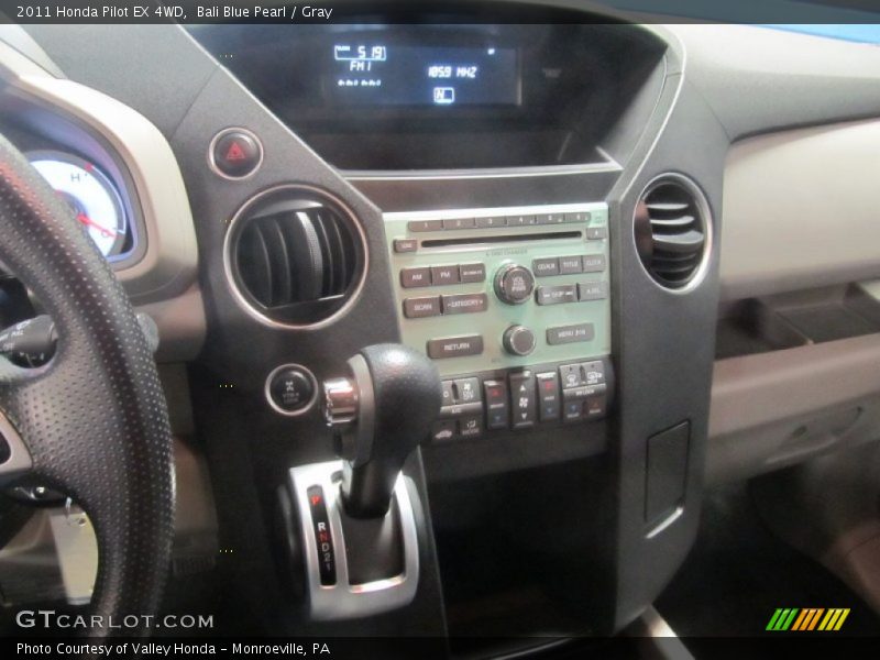 Bali Blue Pearl / Gray 2011 Honda Pilot EX 4WD