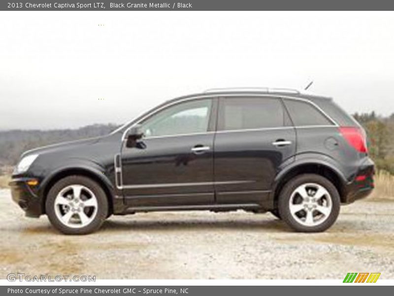 Black Granite Metallic / Black 2013 Chevrolet Captiva Sport LTZ