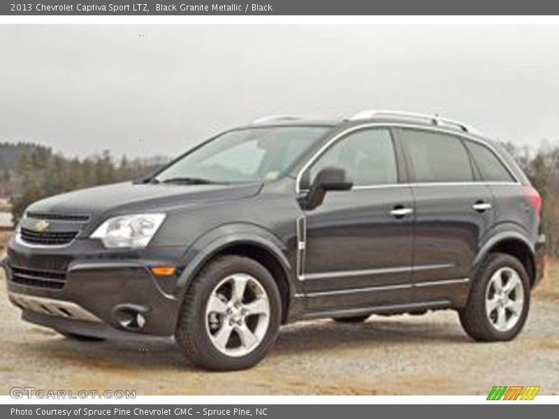 Black Granite Metallic / Black 2013 Chevrolet Captiva Sport LTZ