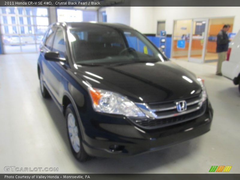 Crystal Black Pearl / Black 2011 Honda CR-V SE 4WD