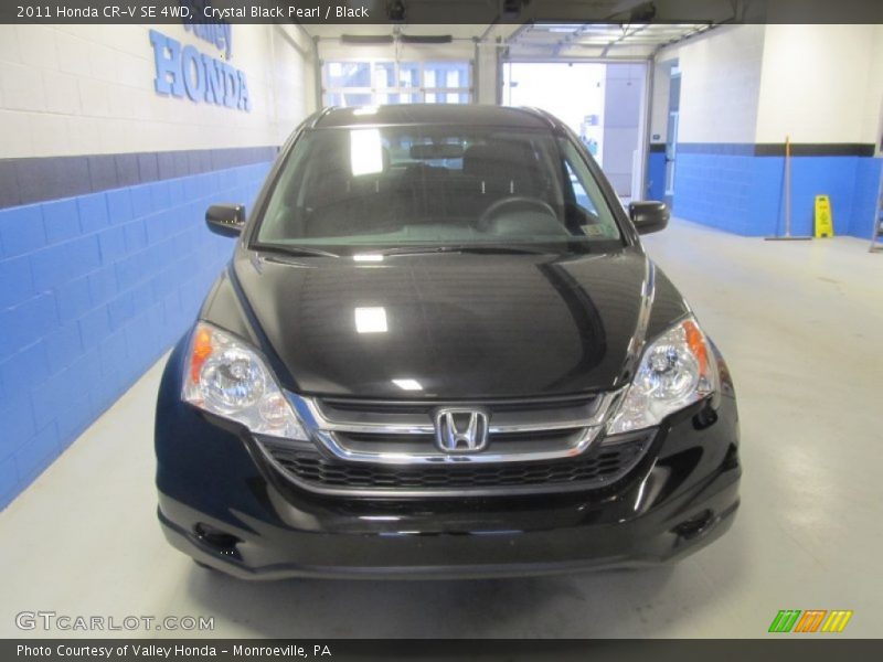 Crystal Black Pearl / Black 2011 Honda CR-V SE 4WD