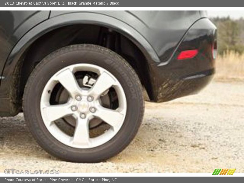 Black Granite Metallic / Black 2013 Chevrolet Captiva Sport LTZ