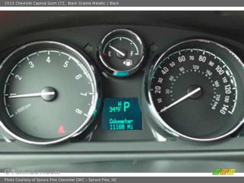 Black Granite Metallic / Black 2013 Chevrolet Captiva Sport LTZ