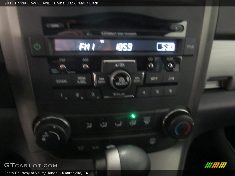 Crystal Black Pearl / Black 2011 Honda CR-V SE 4WD