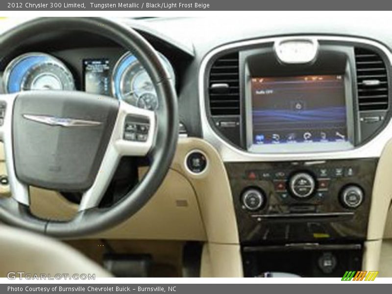 Tungsten Metallic / Black/Light Frost Beige 2012 Chrysler 300 Limited