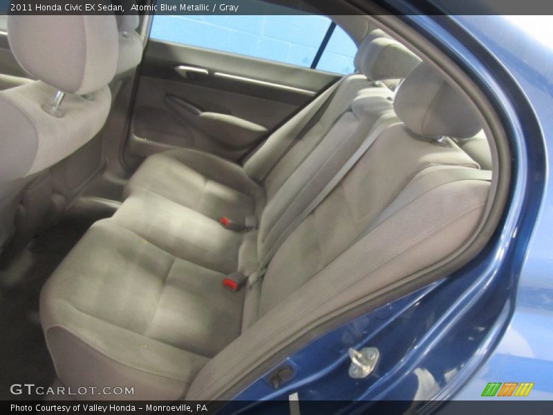 Atomic Blue Metallic / Gray 2011 Honda Civic EX Sedan