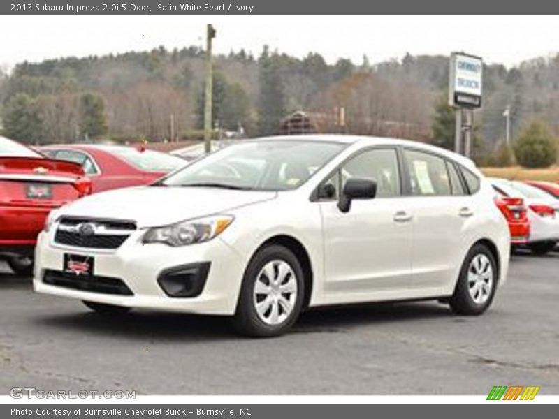 Satin White Pearl / Ivory 2013 Subaru Impreza 2.0i 5 Door