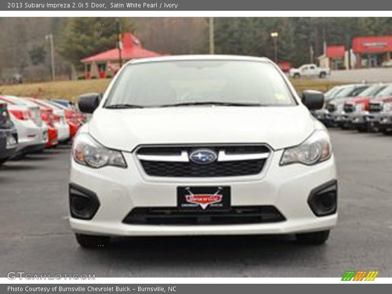 Satin White Pearl / Ivory 2013 Subaru Impreza 2.0i 5 Door