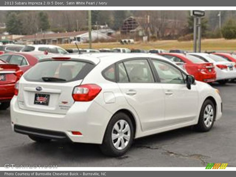 Satin White Pearl / Ivory 2013 Subaru Impreza 2.0i 5 Door