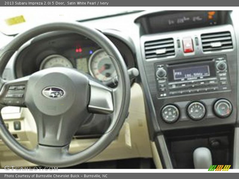 Satin White Pearl / Ivory 2013 Subaru Impreza 2.0i 5 Door