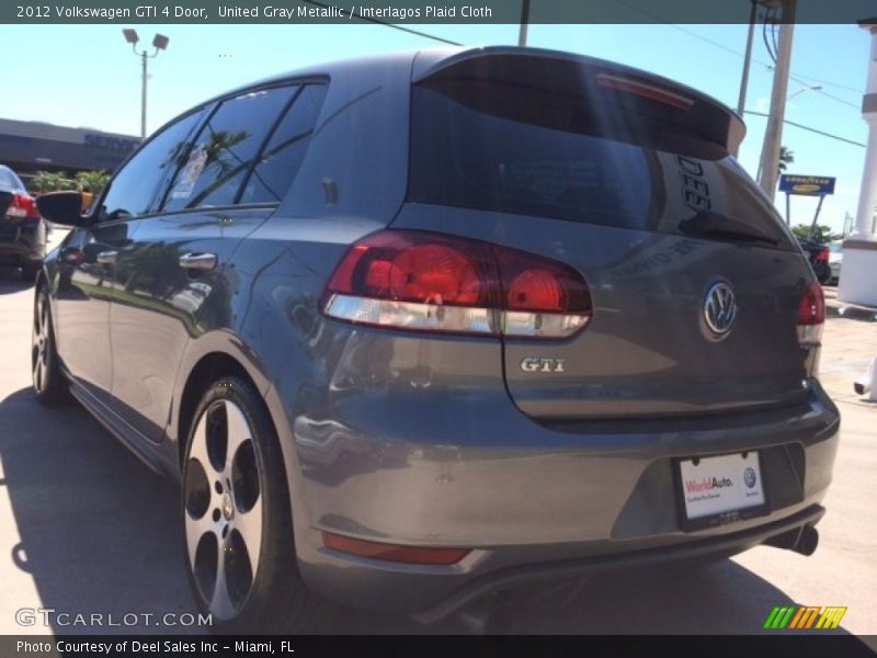 United Gray Metallic / Interlagos Plaid Cloth 2012 Volkswagen GTI 4 Door