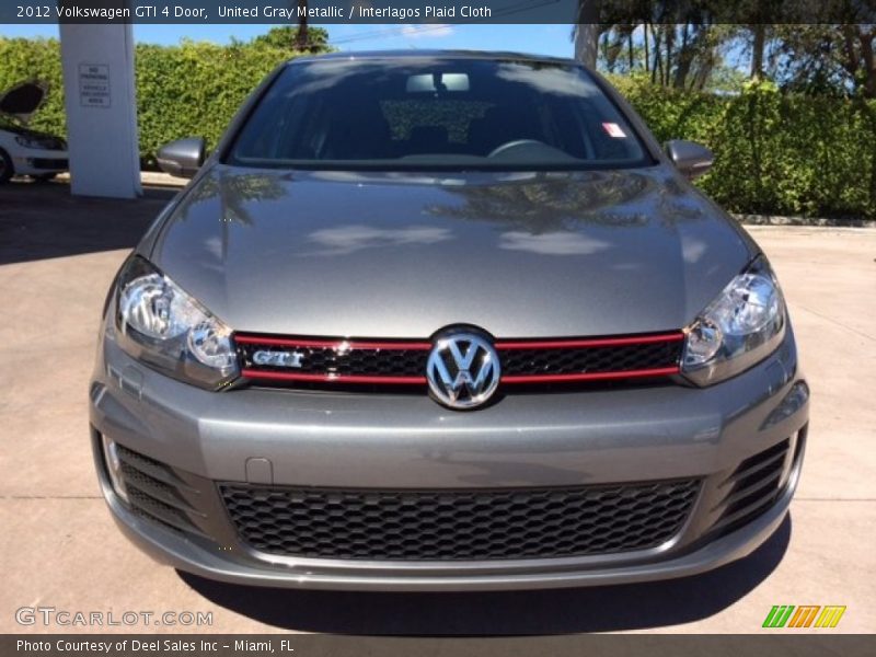 United Gray Metallic / Interlagos Plaid Cloth 2012 Volkswagen GTI 4 Door