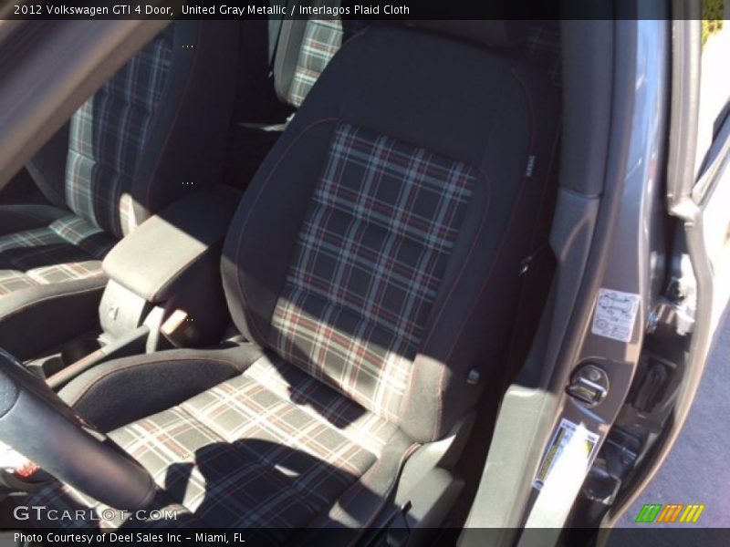 United Gray Metallic / Interlagos Plaid Cloth 2012 Volkswagen GTI 4 Door