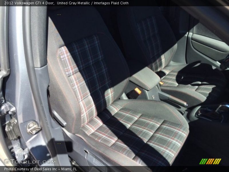 United Gray Metallic / Interlagos Plaid Cloth 2012 Volkswagen GTI 4 Door