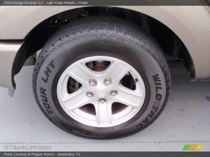 Light Khaki Metallic / Khaki 2004 Dodge Durango SLT