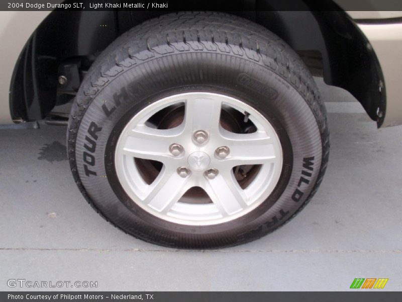 Light Khaki Metallic / Khaki 2004 Dodge Durango SLT