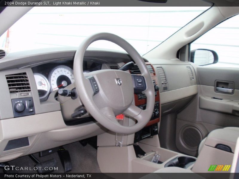 Light Khaki Metallic / Khaki 2004 Dodge Durango SLT