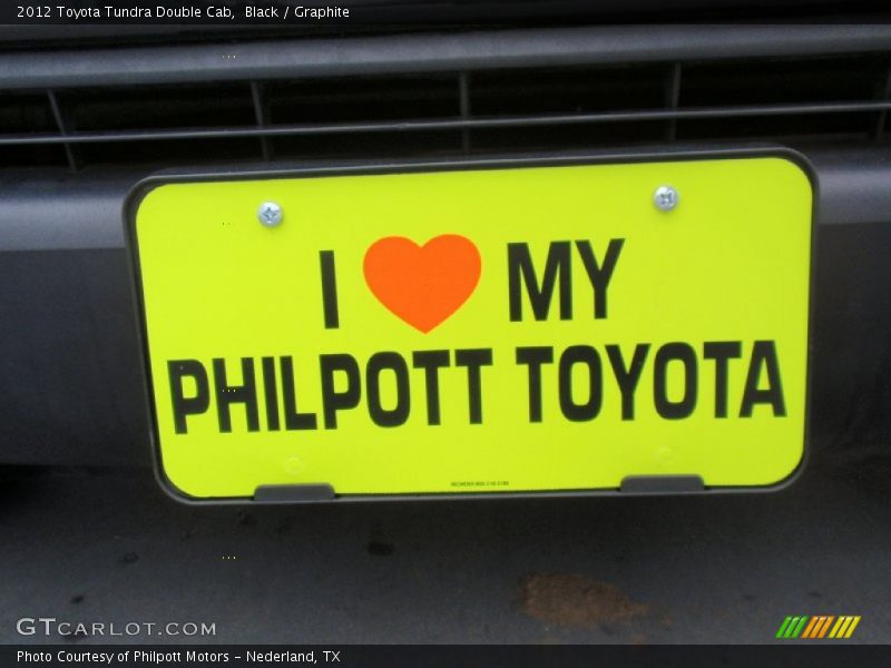 Black / Graphite 2012 Toyota Tundra Double Cab