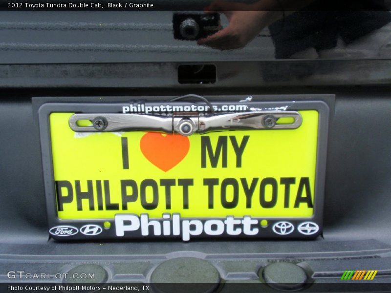 Black / Graphite 2012 Toyota Tundra Double Cab