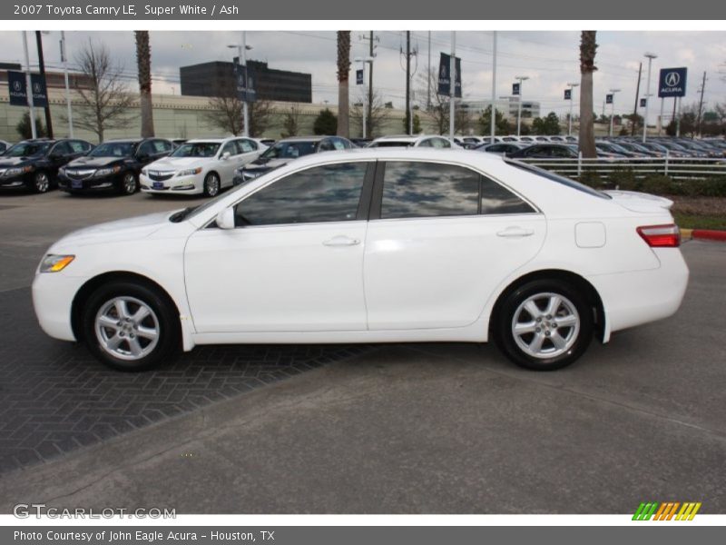 Super White / Ash 2007 Toyota Camry LE