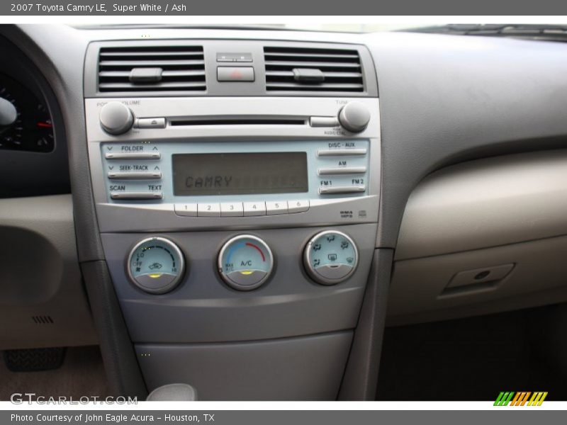 Super White / Ash 2007 Toyota Camry LE
