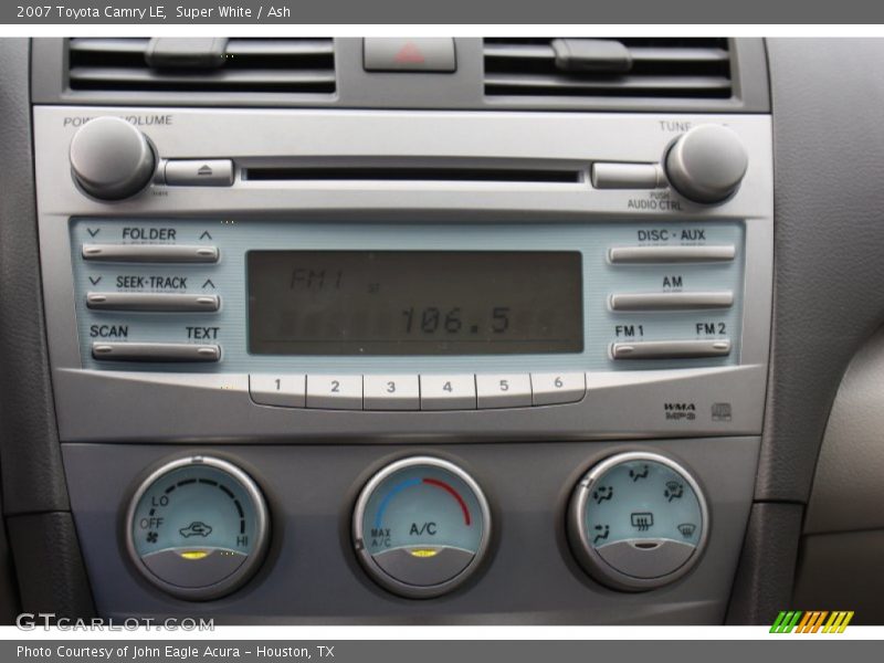 Super White / Ash 2007 Toyota Camry LE
