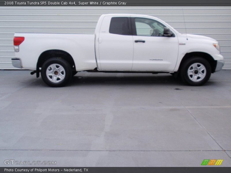 Super White / Graphite Gray 2008 Toyota Tundra SR5 Double Cab 4x4