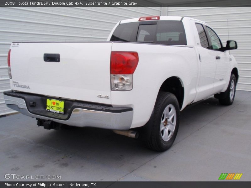 Super White / Graphite Gray 2008 Toyota Tundra SR5 Double Cab 4x4