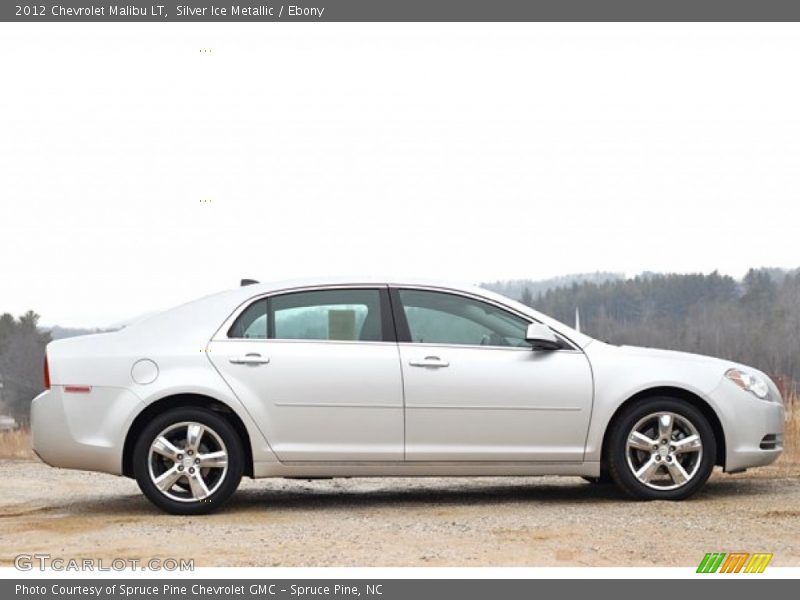 Silver Ice Metallic / Ebony 2012 Chevrolet Malibu LT