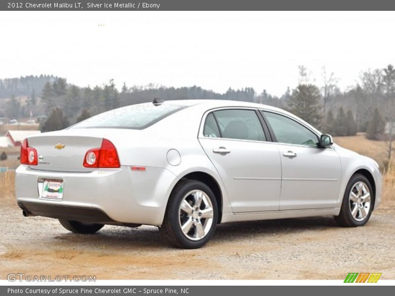 Silver Ice Metallic / Ebony 2012 Chevrolet Malibu LT