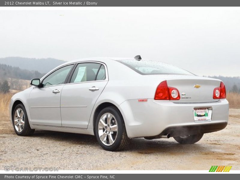 Silver Ice Metallic / Ebony 2012 Chevrolet Malibu LT