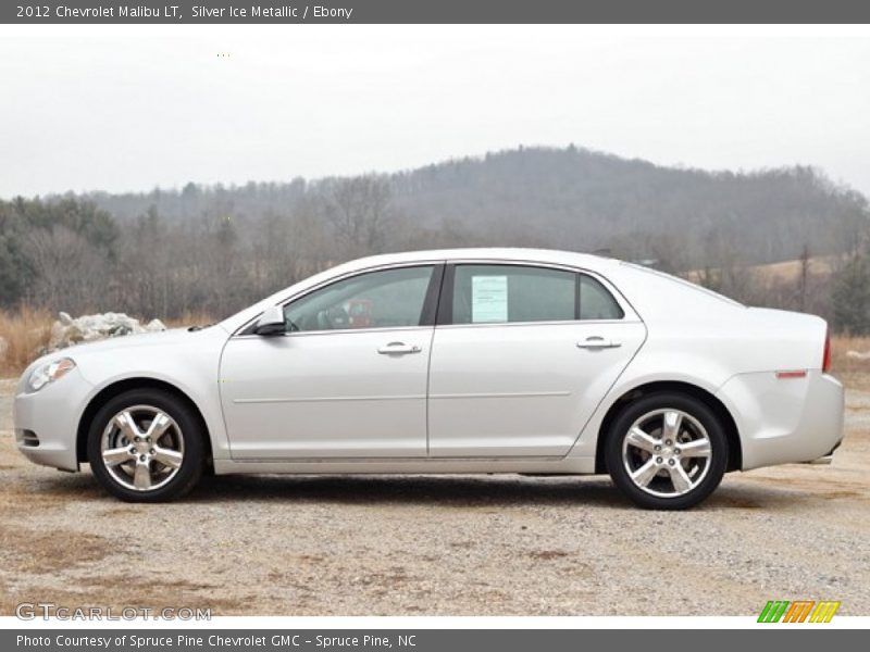 Silver Ice Metallic / Ebony 2012 Chevrolet Malibu LT