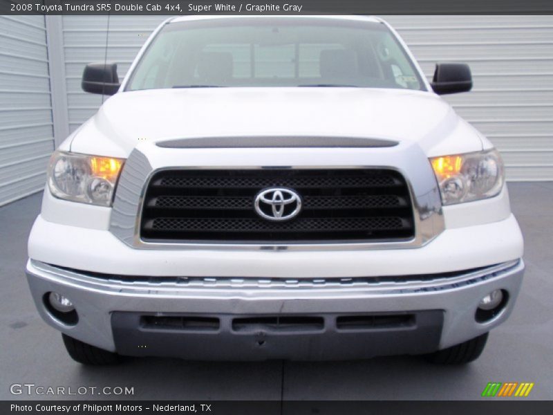 Super White / Graphite Gray 2008 Toyota Tundra SR5 Double Cab 4x4
